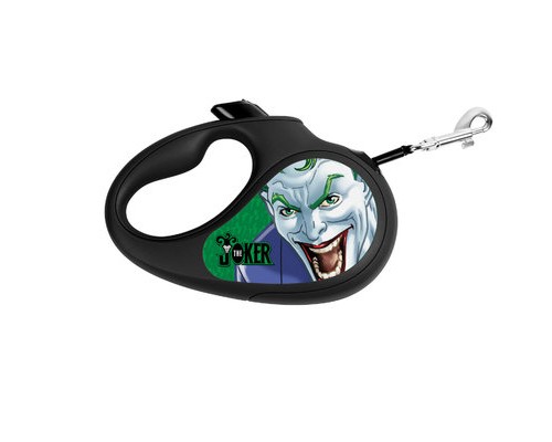 Рулетка WAUDOG з малюнком "Джокер Зелений", чорний