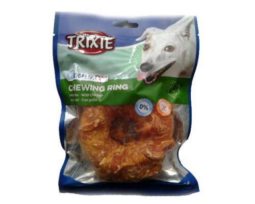 Trixie (Трикси) Denta Fun Жевательное кольцо для собак с курицей 110 гр