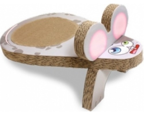 Croci Когтеточка Мишка, гофрований картон 25x45x20 см