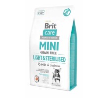 Brit Care Mini Light & Sterilised мініатюрних порід з надмірною вагою або стерилізованих