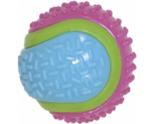 Croci серія SPIKY М'яч тенісний кольоровий, високоміцна гума, 8 см