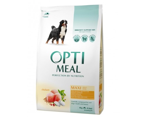 Optimeal (Оптіміл) сухий корм для дорослих собак великих порід з куркою