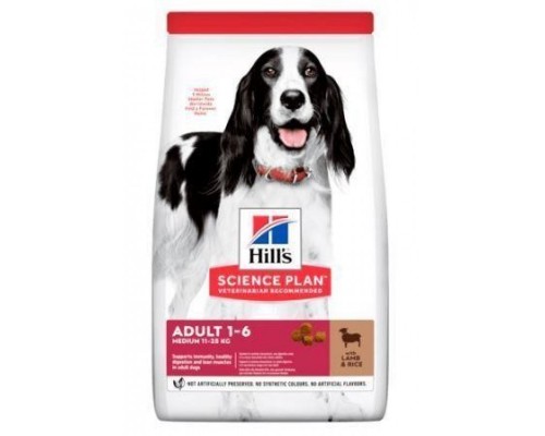 Hills (Хіллс) Adult Medium Lamb & Rice Сухий корм для собак середніх порід з ягням і рисом