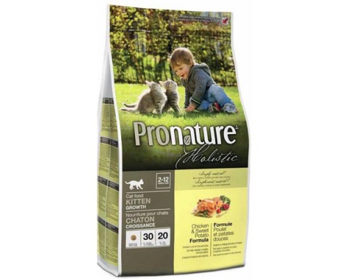 Pronature Holistic для кошенят з куркою і бататом