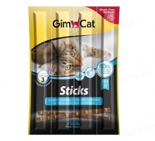 GimCat Sticks М'ясні палички для кішок з лососем і фореллю 4 шт