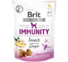 Brit Care Immunity Insect & Ginger Функціональні ласощі для собак комахи з імбиром, 150г