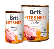 Brit PATE & MEAT Turkey з індичкою, 400г