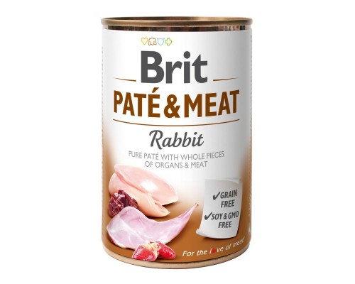 Brit Patе & Meat Rabbit з кроликом, 400г