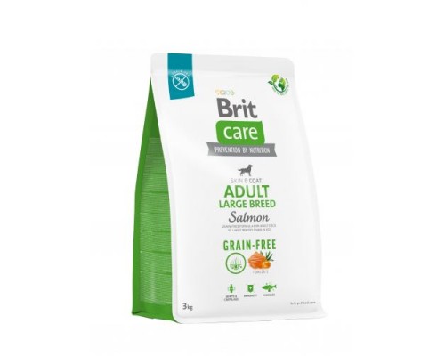 Сухий корм Brit Care Dog Grain-free Adult Large Breed для собак великих порід, беззерновий з лососем