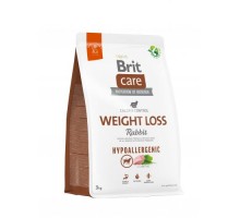 Сухой корм Brit Care Dog Hypoallergenic Weight Loss для собак с лишним весом, гипоаллергенный с кроликом