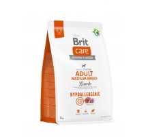 Сухий корм Brit Care Dog Hypoallergenic Adult Medium Breed для собак середніх порід, гіпоалергенний з ягням