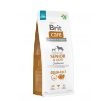 Сухий корм Brit Care Dog Grain-free Senior & Light для старіючих собак, беззерновий з лососем