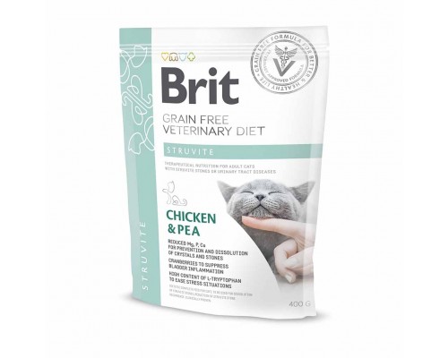 Brit Veterinary Diet Cat Grain free Struvite беззерновая диета при струвитном типе МКБ