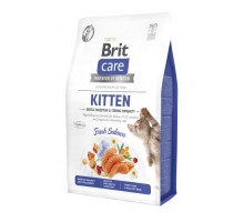 Brit Care Cat Grain-Free Kitten Gentle Digestion Strong Immunity для кошенят для міцного імунітету з лососем