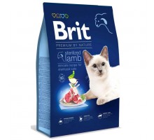 Brit Premium by Nature Cat Sterilised Lamb для стерилизованных кошек и кастрированных котов (яненок)