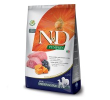 Фарміна корм для собак N&D Grain Free PUMPKIN LAMB & BLUEBERRY ADULT MEDIUM & MAXI 2,5 kg 33284