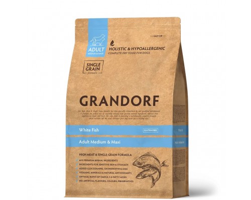 Grandorf Dog Medium & Maxi White Fish Грандорф риба для середніх та крупних порід 1 кг
