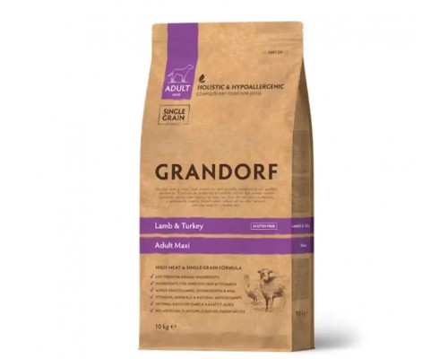 Grandorf Dog Maxi Lamb & Turkey Грандорф ягня та індичка для крупних порід 10 кг