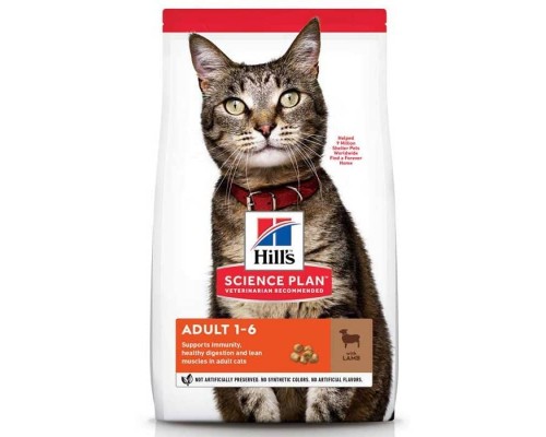 Hill's (Хиллс) Feline Adult Lamb Сухой корм для кошек с ягненком