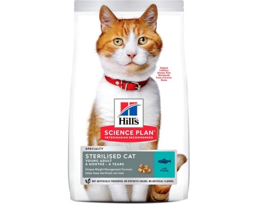 Hill's (Хиллс) Feline Adult Sterilised Cat Tuna Сухий корм для стерилізованих котів з тунцем