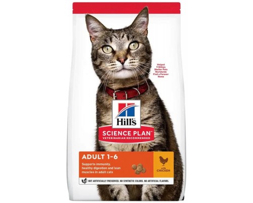 Hill`s (Хиллс) Feline Adult Chicken Сухой корм для кошек с курицей