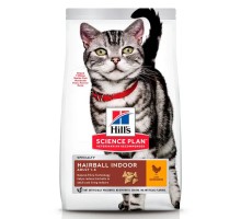 Hill's (Хиллс) Feline Adult Hairball Indoor Chicken Сухой корм для кошек не покидающих помещение, с курицей