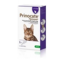 Prinocate (Принокат) Піпетки для кішок від бліх, глистів, кліщів, 1 піпетка