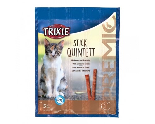 Trixie (Тріксі) Палички "PREMIO Quadro-Sticks" ягня/індичка для котів 5 г