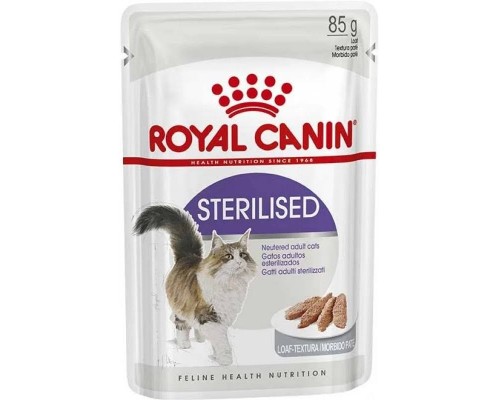 Royal Canin Sterilised Loaf для стерилизованных кошек от 1 года (в паштете), 85г