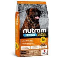 S8 NUTRAM Sound BW Холістик для дор собак вел. порiд; з куркою та вівсянкою, 11.4кг
