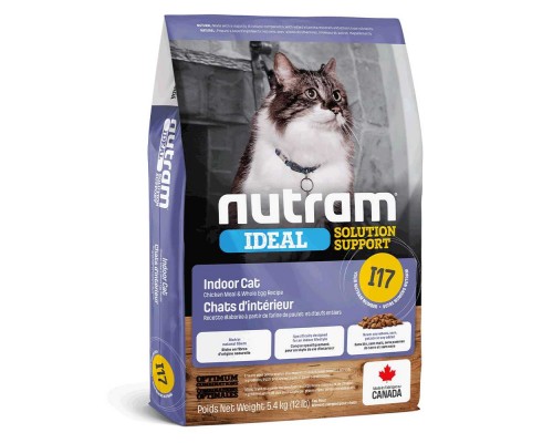 I17 NUTRAM Ideal SS Холістик для дор.котів, які мешкають в приміщенні; з куркою і ціл. яйцями, 1.13кг