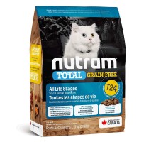 T24 NUTRAM Total GF Холістик для котів всіх життєвих стадій; з лососем та фореллю; без/зерн, 5.4кг