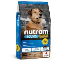 S6 NUTRAM Sound BW Холістик для дор собак; з куркою та корич. рисом, 11.4 кг