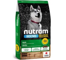 S9 NUTRAM Sound BW Холістик для дор собак; з ягням та ячменем, 11.4кг
