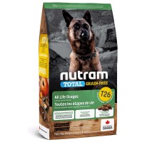 T26 NUTRAM Total GF Холістик для собак всіх життєвих стадій; з ягням та сочевицею; без/зерн, 11.4кг