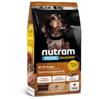 T27 NUTRAM Total GF Холістик для собак дріб порід всіх жит.стадій; з куркою та індичкою; без/зерн, 2кг