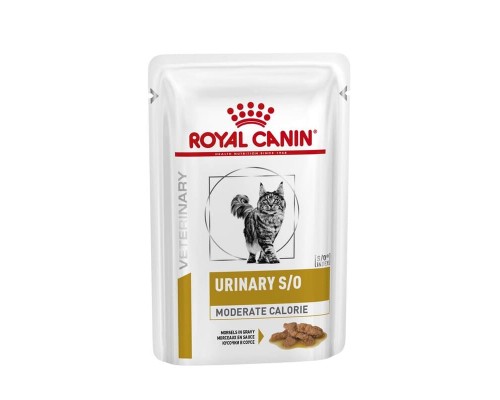 Royal Canin Urinary S/O Moderate Calorie лікувальні консерви для кішок схильних до ожиріння при захворюваннях нижніх сечовивідних шляхів (у соусі)