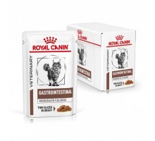 Royal Canin Gastro Intestinal Moderate Calorie CAT лечебные консервы для кошек при нарушениях пищеварения с пониженным содержанием калорий, 85г