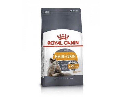 Royal Canin HAIR&SKIN для кошек с проблемной шерстью и чувствительной кожей
