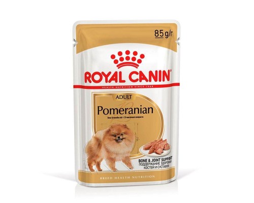 Royal Canin (Роял Канин) Pomeranian Loaf – Влажный корм с мясом для взрослых собак породы Померанский шпиц (паштет) 85г