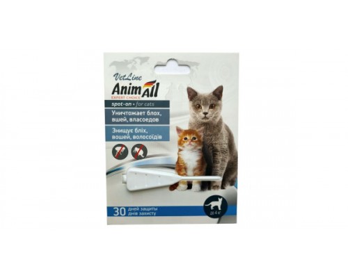 AnimAll VetLine spot-on Капли от блох для кошек