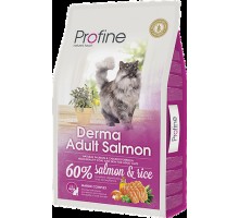 Profine Cat Derma лосось і рис для довгошерстих і напівдовгошерсті котів і кішок