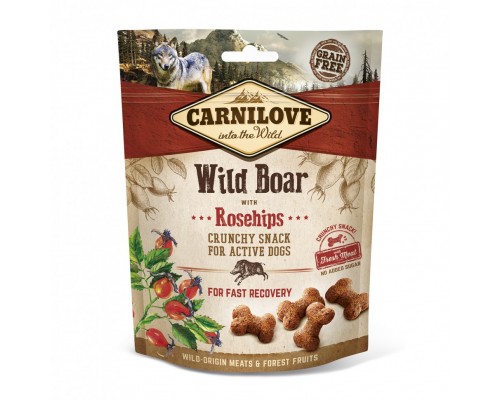 Carnilove Dog Wild Boar & Rosehips лакомство для собак (дикий кабан и шиповник) 200 гр