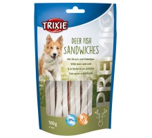Trixie (Тріксі) PREMIO Deer Fish Sandwiches Ласощі для собак з оленем і тріскою, 100г