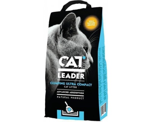 Кэт Лидер (CAT LEADER) с WILD NATURE ультра-комкующийся наполнитель в кошачий туалет