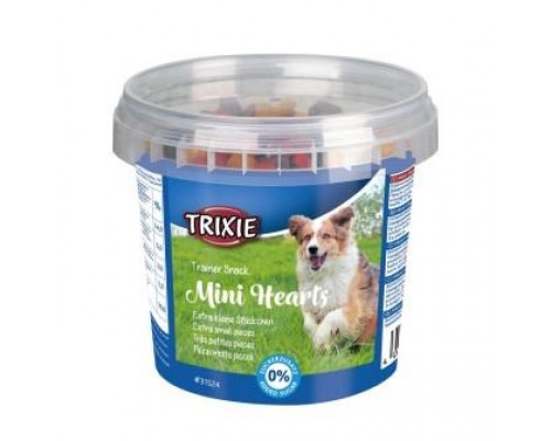 Trixie (Трикси) Лакомства для собак Ведро пластик "Mini Hearts" 200гр