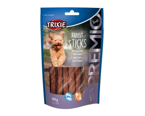 Trixie (Трикси) PREMIO Rabbit Sticks Лакомство для собак кролик 100гр