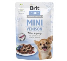 Brit Care Mini Venison павукові філе дичини в соусі для собак 85 гр