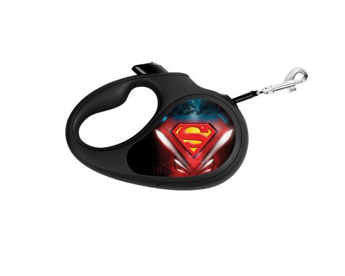 Рулетка WAUDOG з малюнком "Супермен Лого", чорний