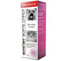 Apicenna ФУНГИН ФОРТЕ засіб для лікування грибкових захворювань шкіри у собак та кішок